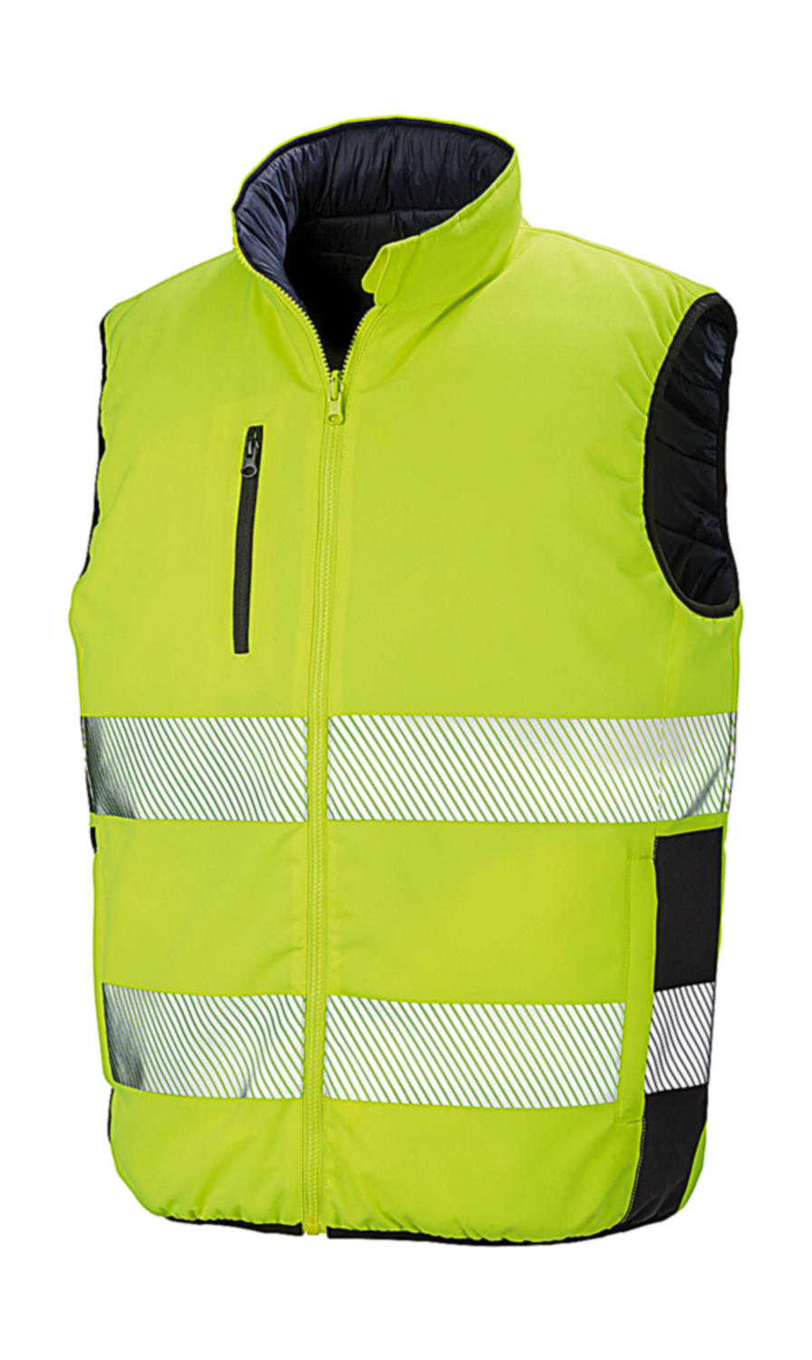 Reversible Soft Padded Safety Gilet - Vue 2
