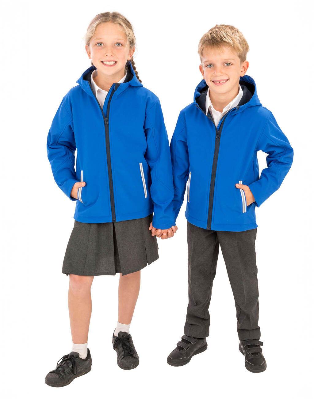 Kids TX Performance Hooded Softshell Jacket - Vue 5