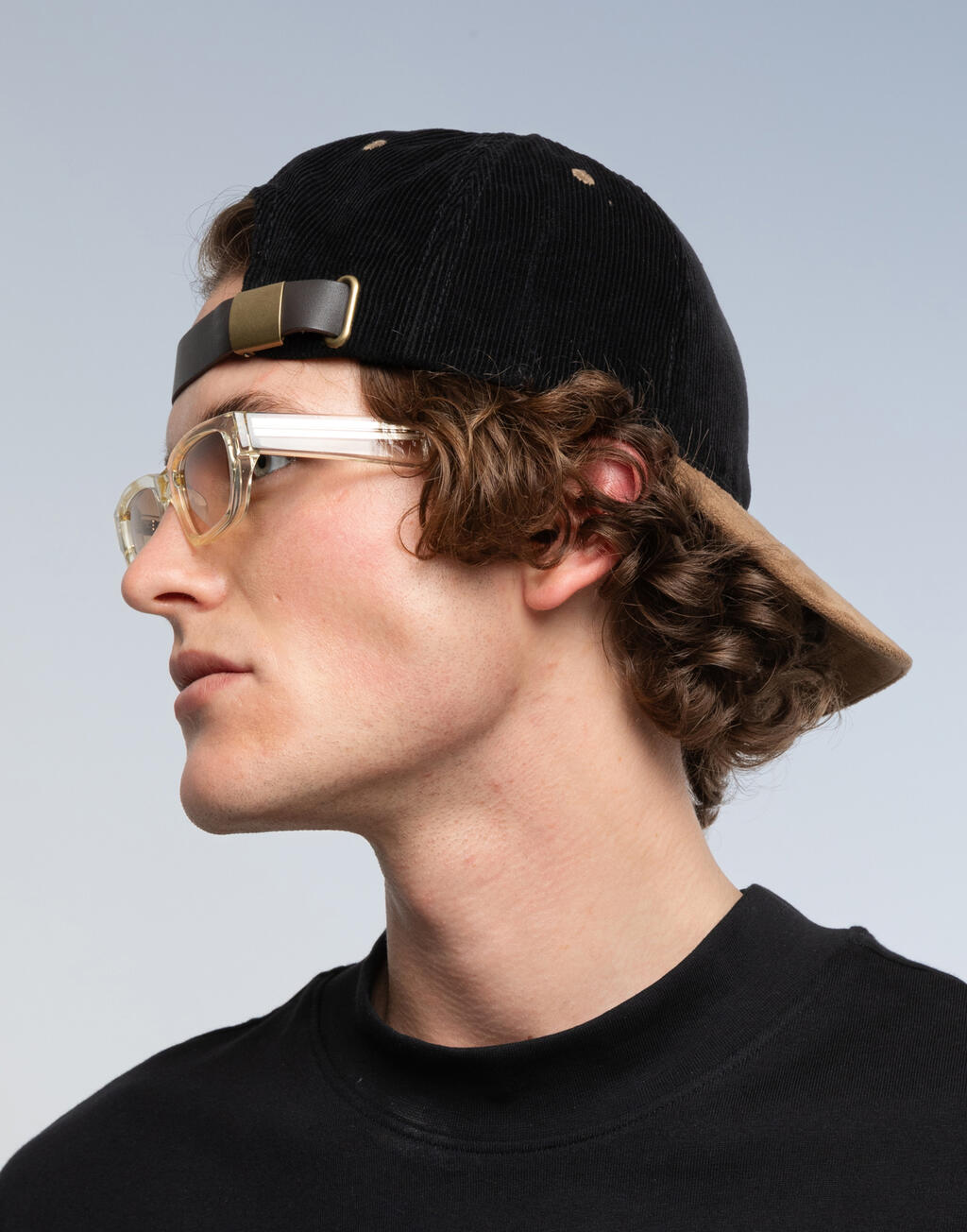 Corduroy Classic Suede Cap - Vue 2