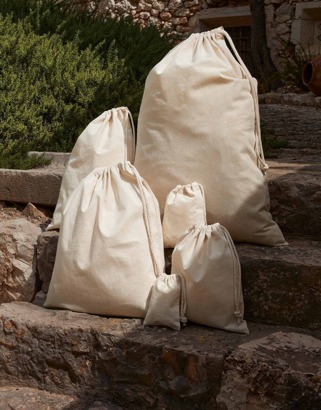 Recycled Cotton Stuff Bag - Vue 2