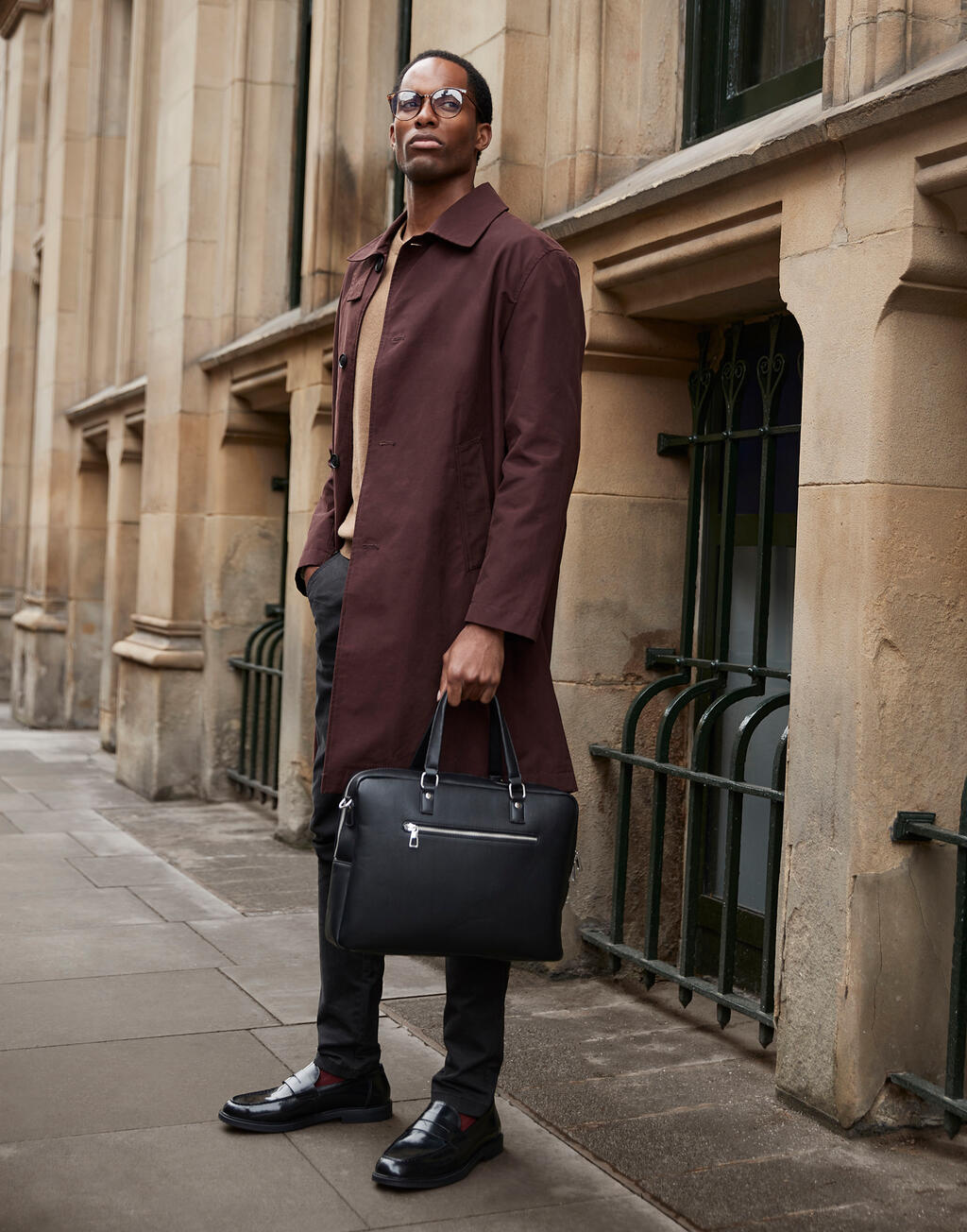 Tailored Luxe Briefcase - Vue 4