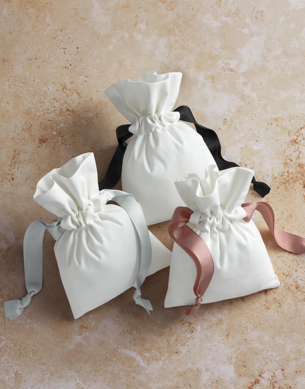 Cotton Gift Bag with Ribbon Drawstring - Vue 3