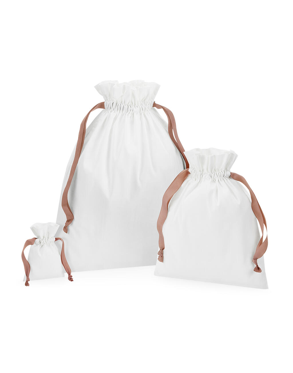 Cotton Gift Bag with Ribbon Drawstring - Vue 4