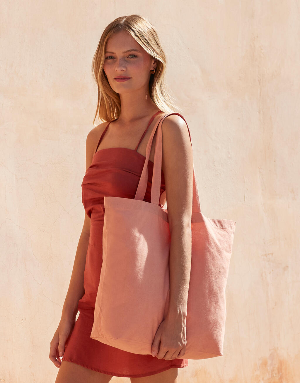Organic Natural Dyed Maxi Bag for Life - Vue 5