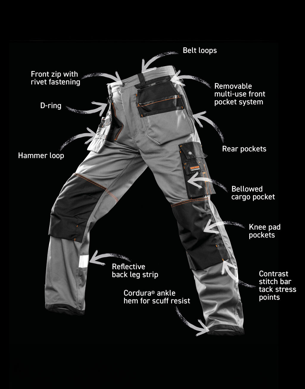 X-OVER Heavy Trouser - Vue 2
