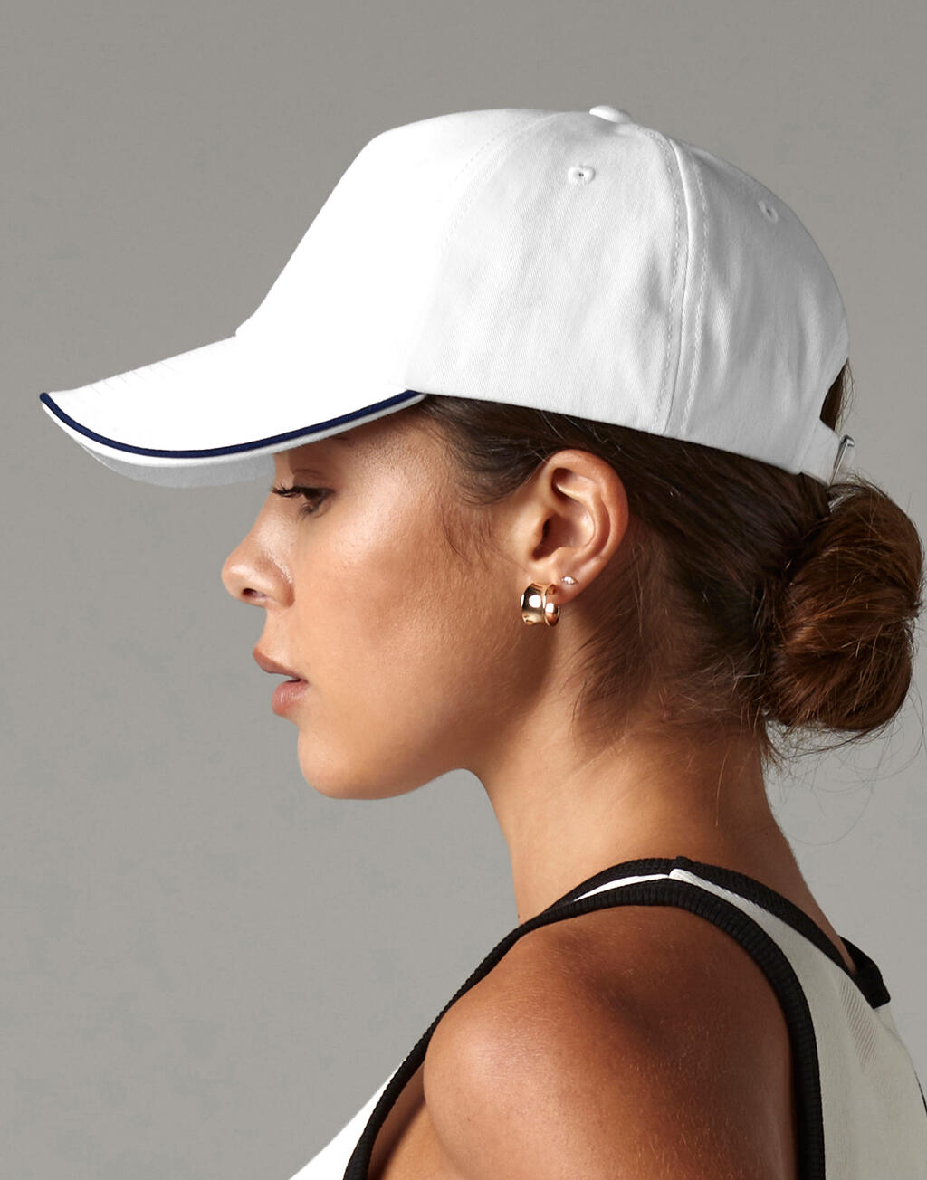 Authentic 5 Panel Cap - Piped Peak - Vue 2