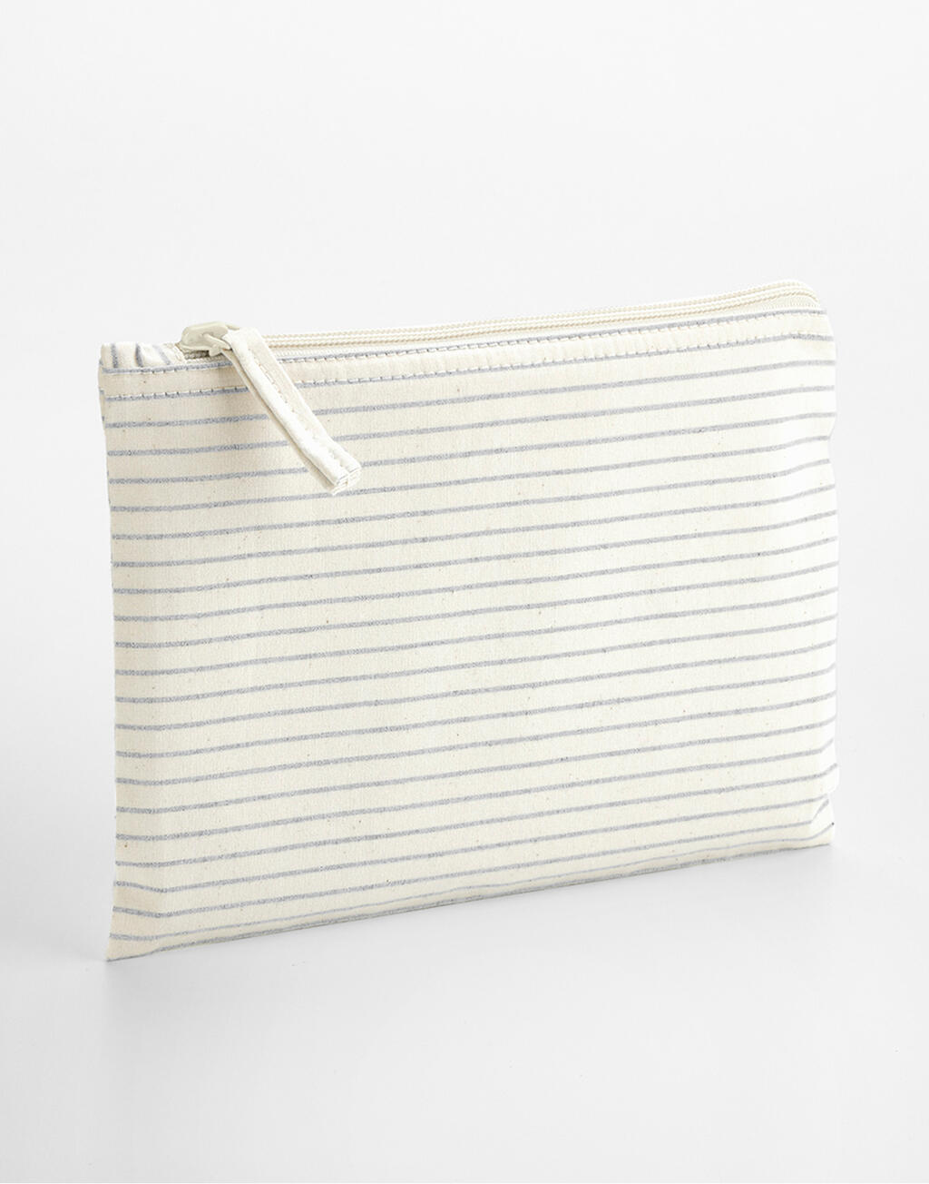 Striped Organic Cotton Accessory Pouch - Vue 5