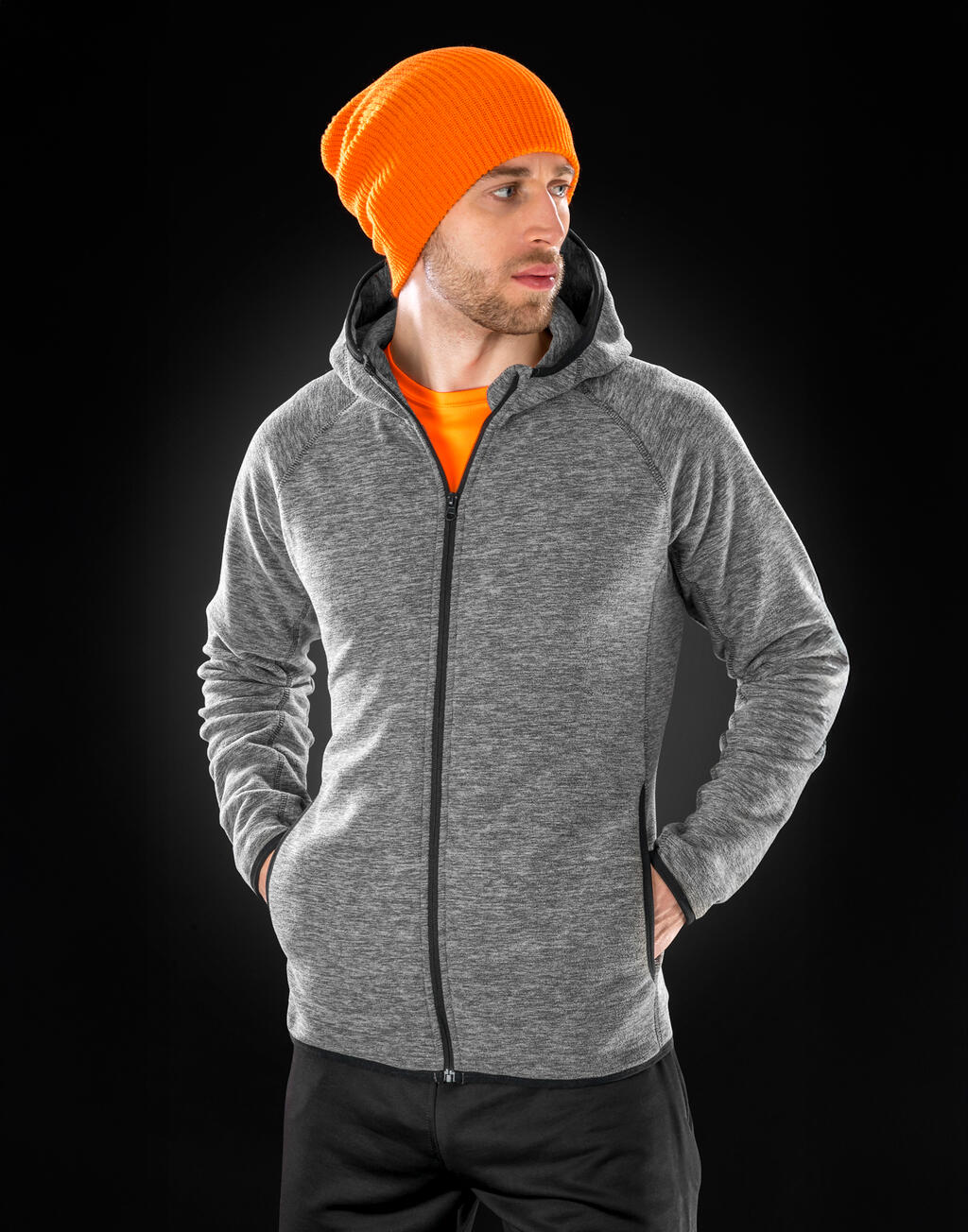 Men's Microfleece Hoodi - Vue 4