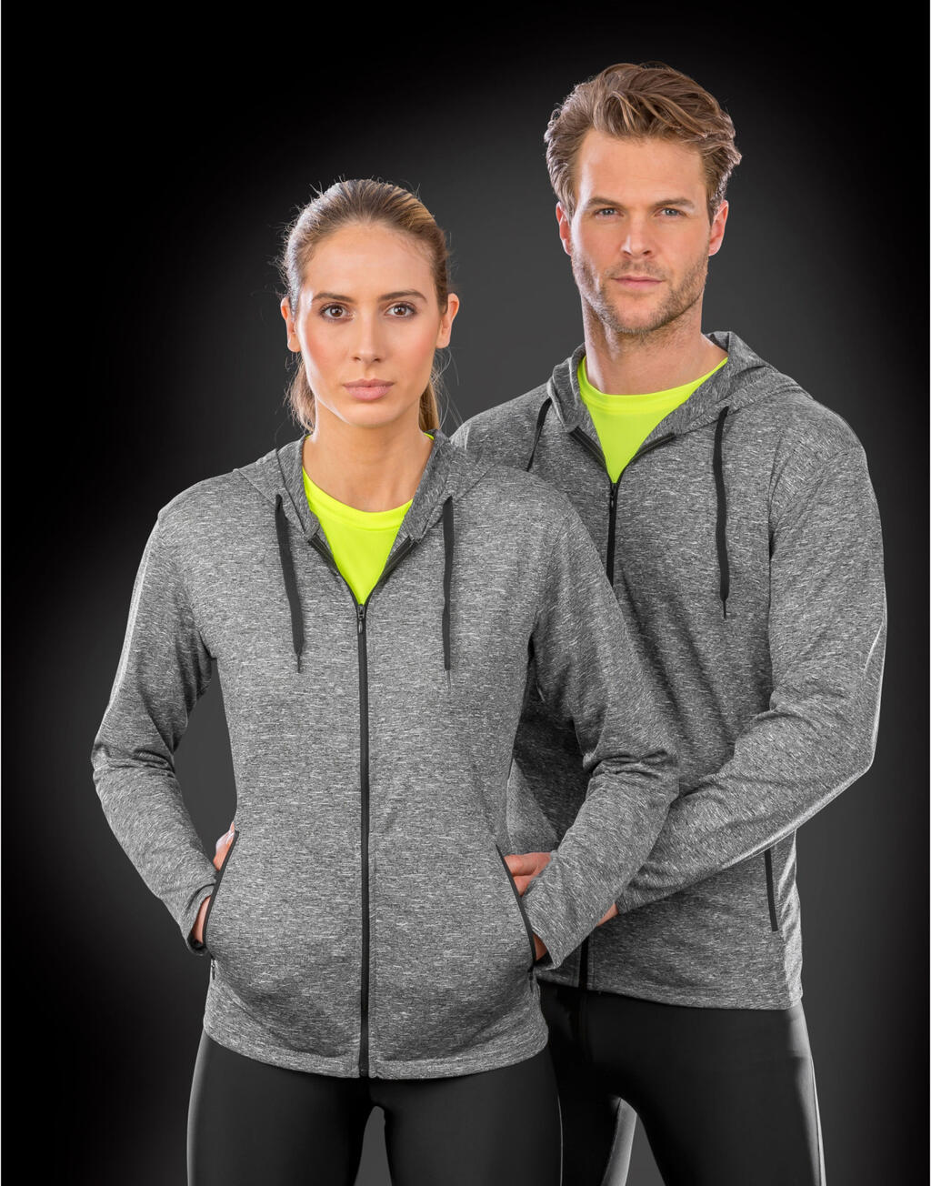 Men's Hooded Tee-Jacket - Vue 5