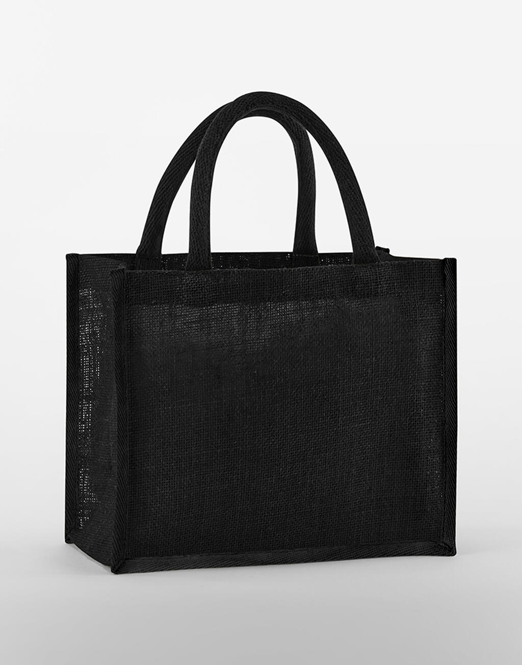 Natural Starched Jute Midi Tote - Vue 5