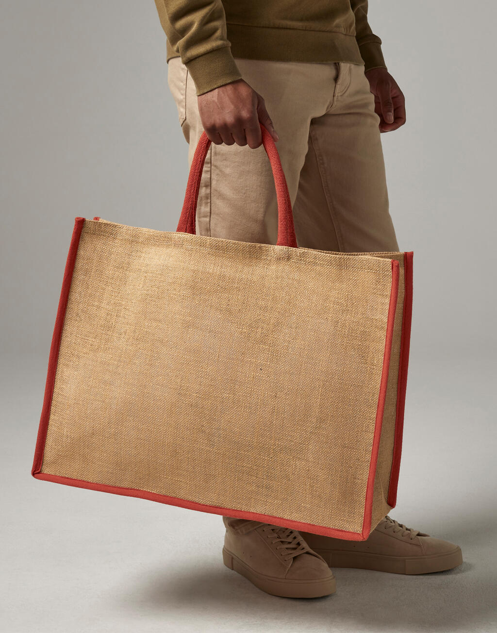 Natural Starched Jute Market Shopper - Vue 4