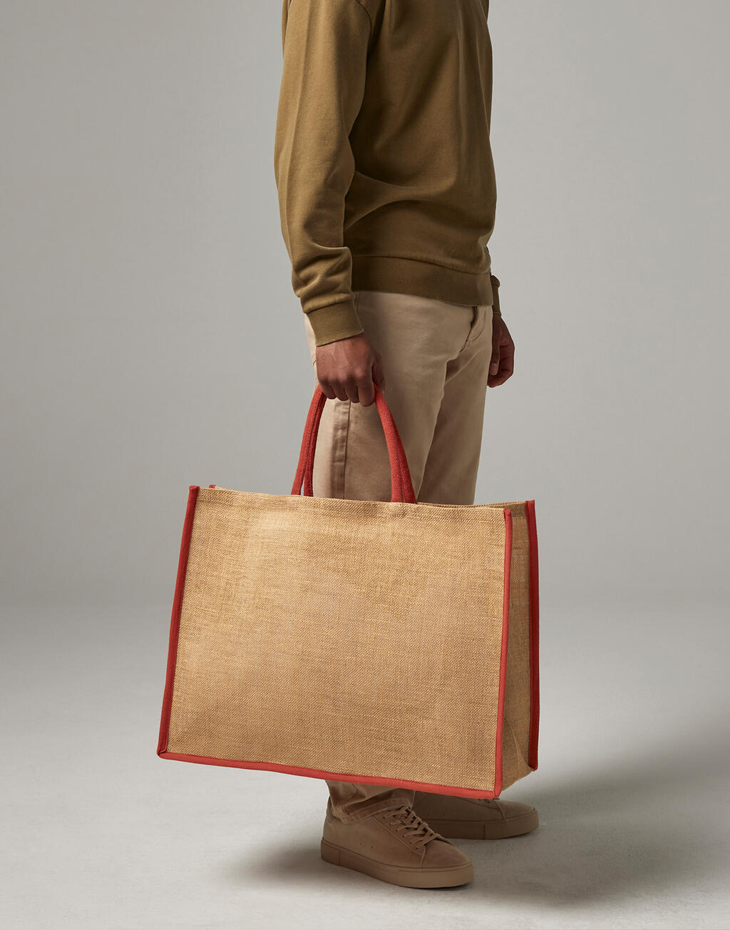 Natural Starched Jute Market Shopper - Vue 5