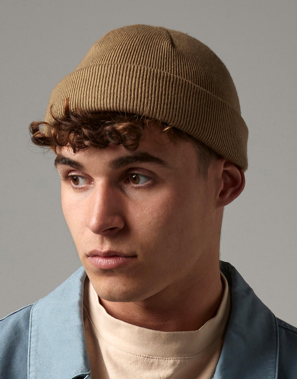 Recycled Mini Fisherman Beanie - Vue 2