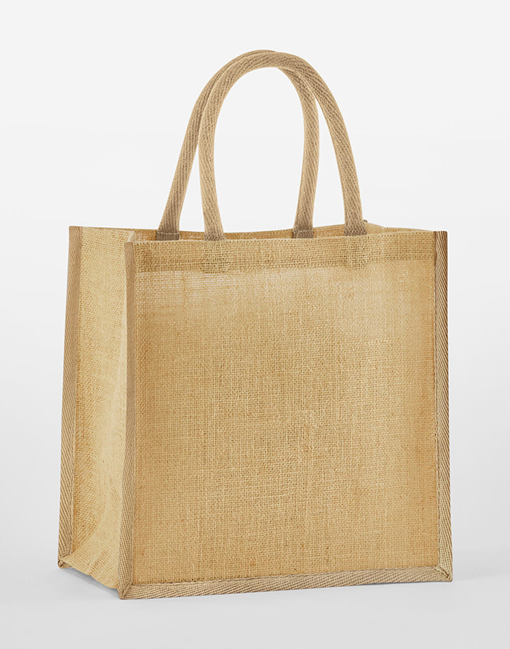 Natural Starched Jute Mini Gift Bag - Vue 5