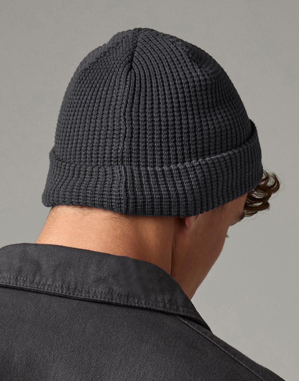 Organic Cotton Waffle Beanie - Vue 5