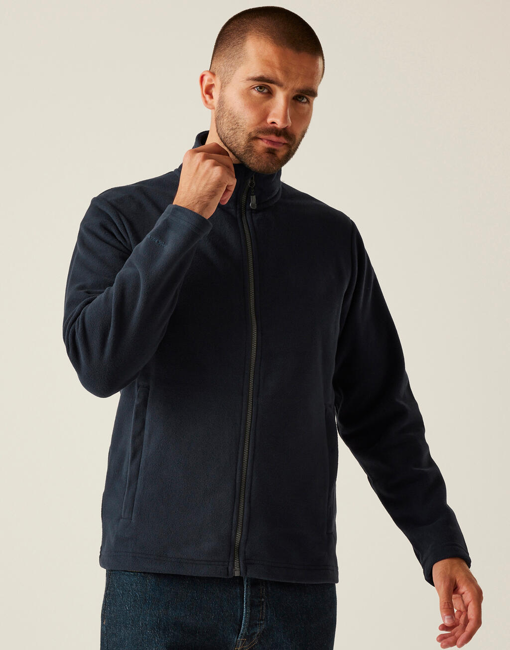 Honestly Made Recycled Full Zip Microfleece - Vue 2