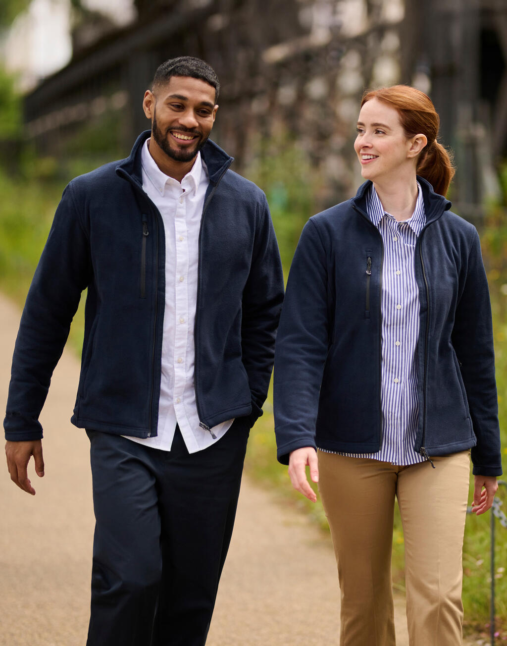 Women's Honestly Made Recycled Full Zip Fleece - Vue 2
