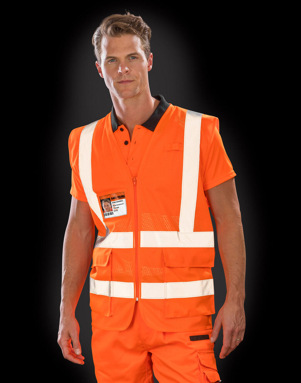 Executive Cool Mesh Safety Vest - Vue 2