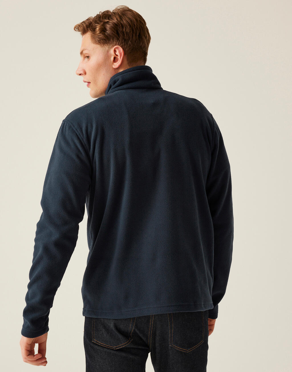 Honestly Made Recycled Half Zip Fleece - Vue 3