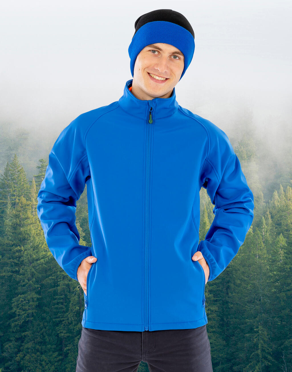 Men's Recycled 2-Layer Printable Softshell Jacket - Vue 5