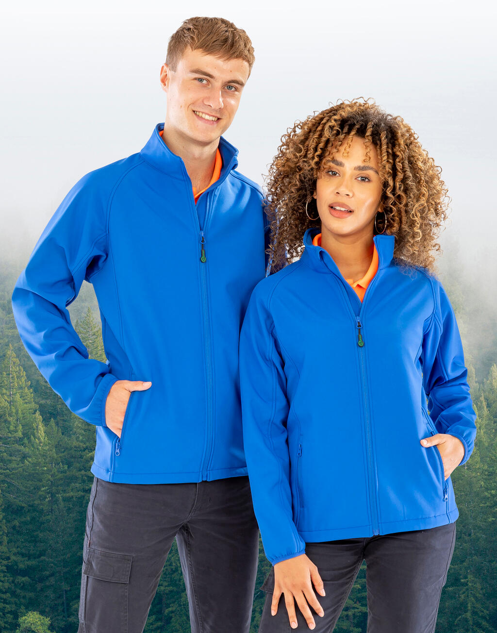 Women's Recycled 2-Layer Printable Softshell Jkt - Vue 2