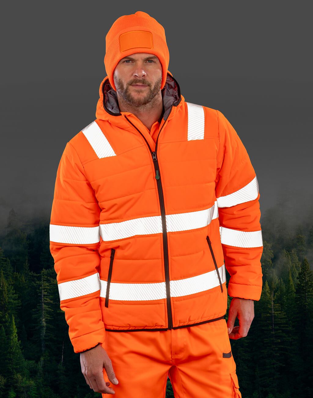 Recycled Ripstop Padded Safety Jacket - Vue 3