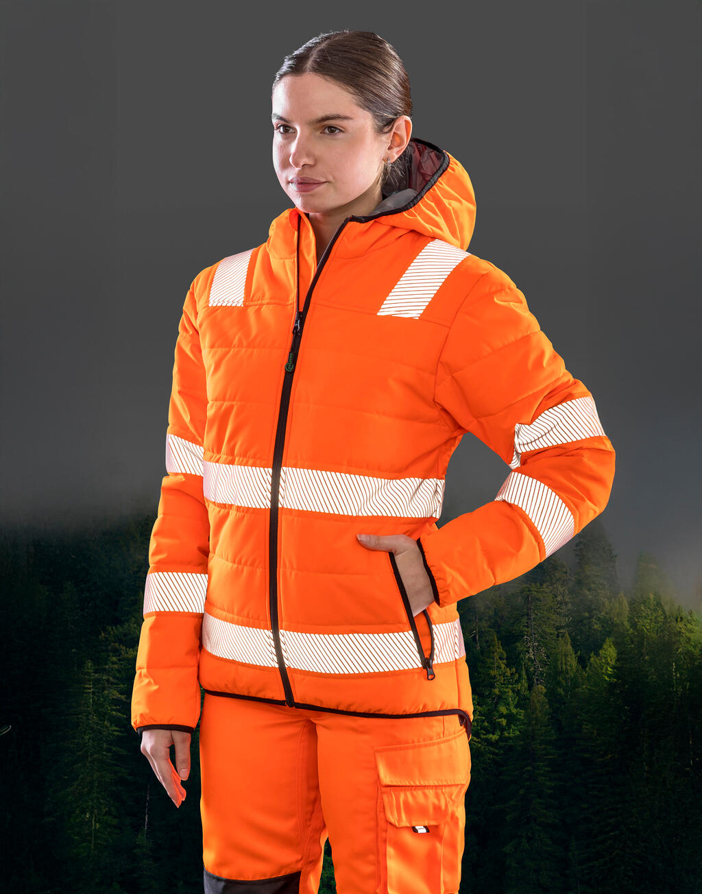 Recycled Ripstop Padded Safety Jacket - Vue 2