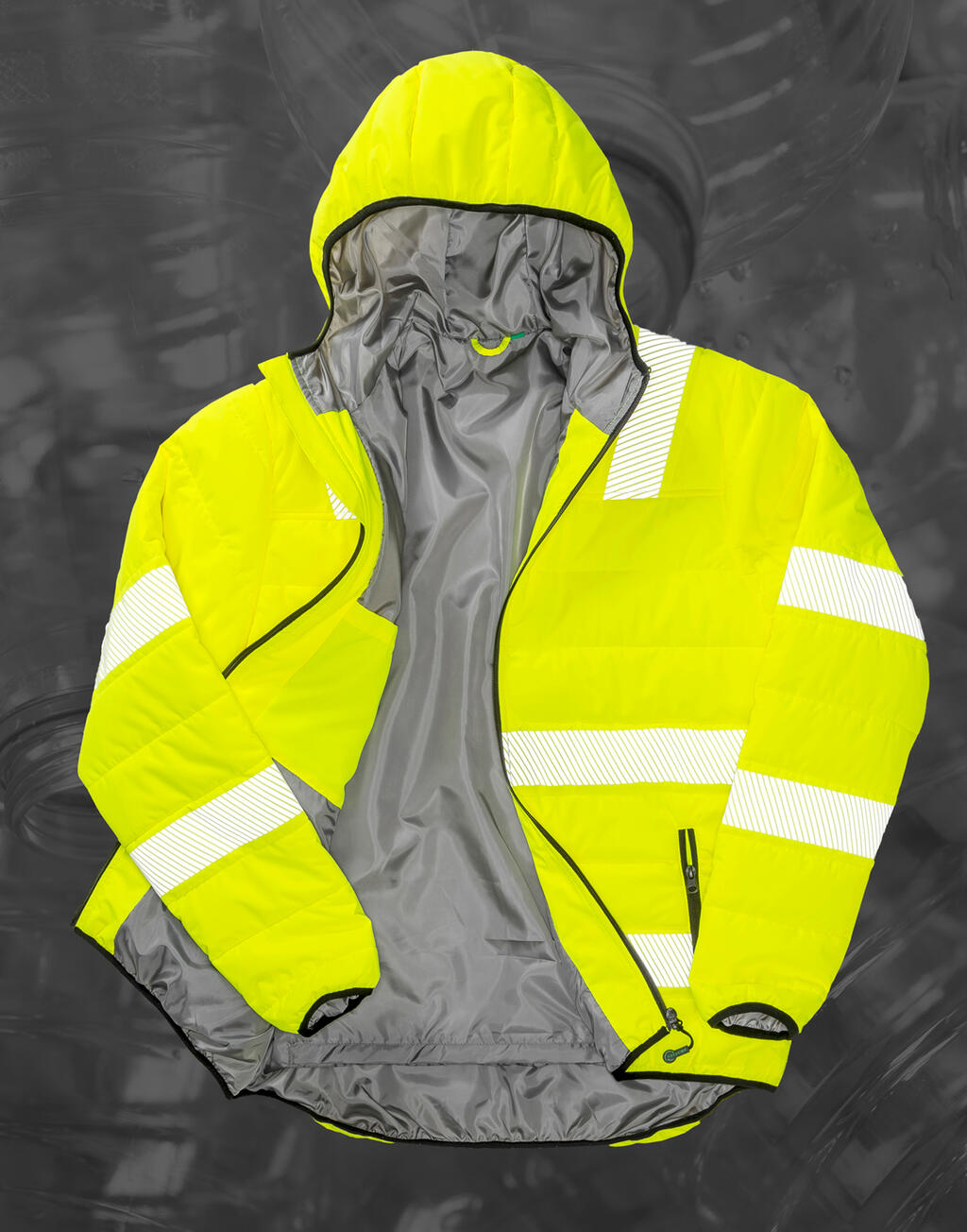 Recycled Ripstop Padded Safety Jacket - Vue 5