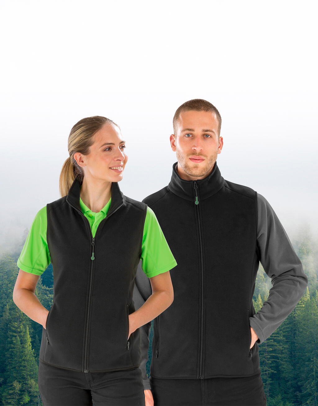 Recycled Fleece Polarthermic Bodywarmer - Vue 4