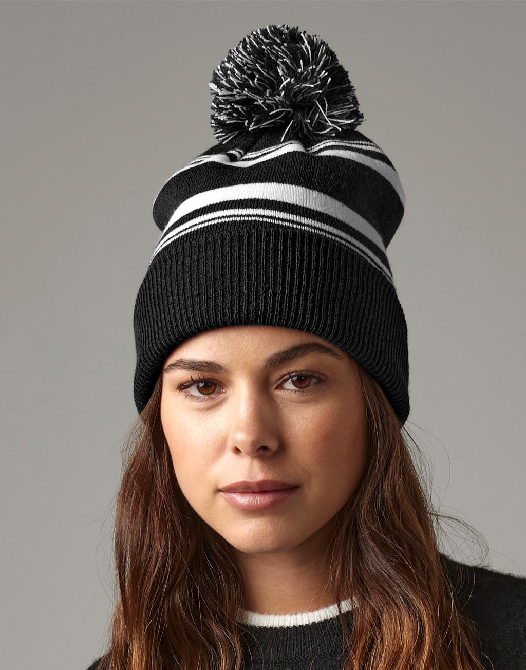 Striped Fan Beanie - Vue 4