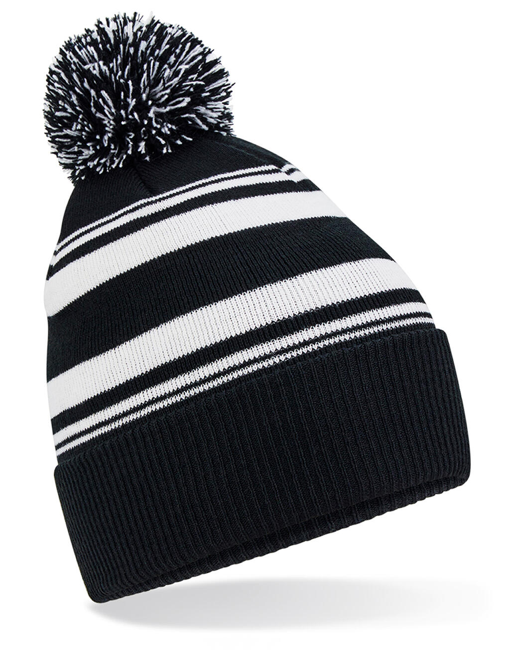 Striped Fan Beanie - Vue 5