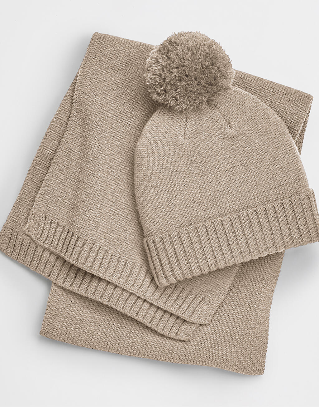 Knitted Scarf and Beanie Gift Set - Vue 4