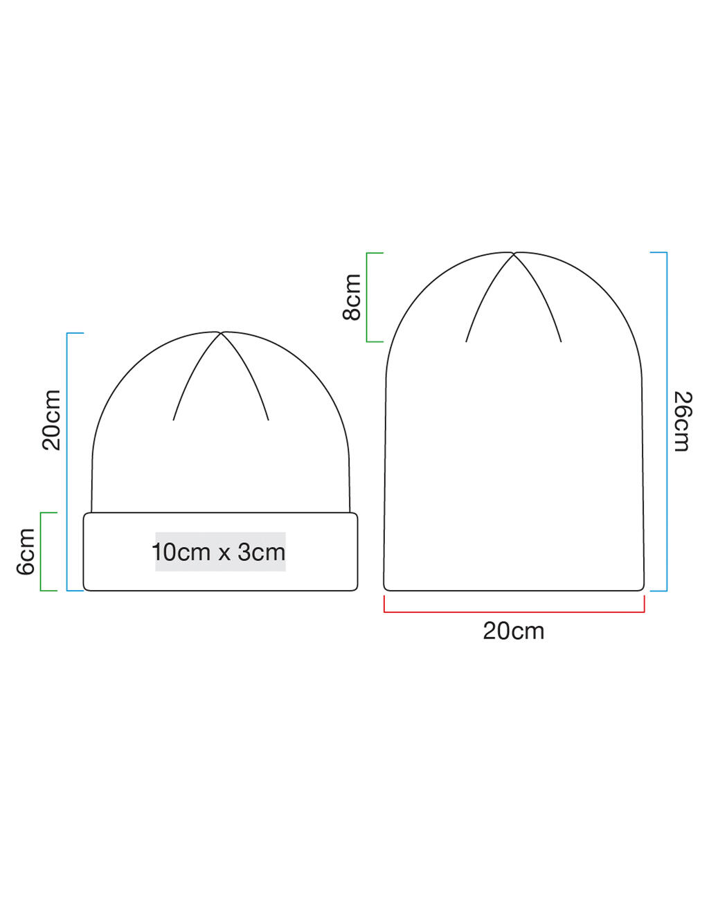 Polylana® Ribbed Beanie - Vue 5
