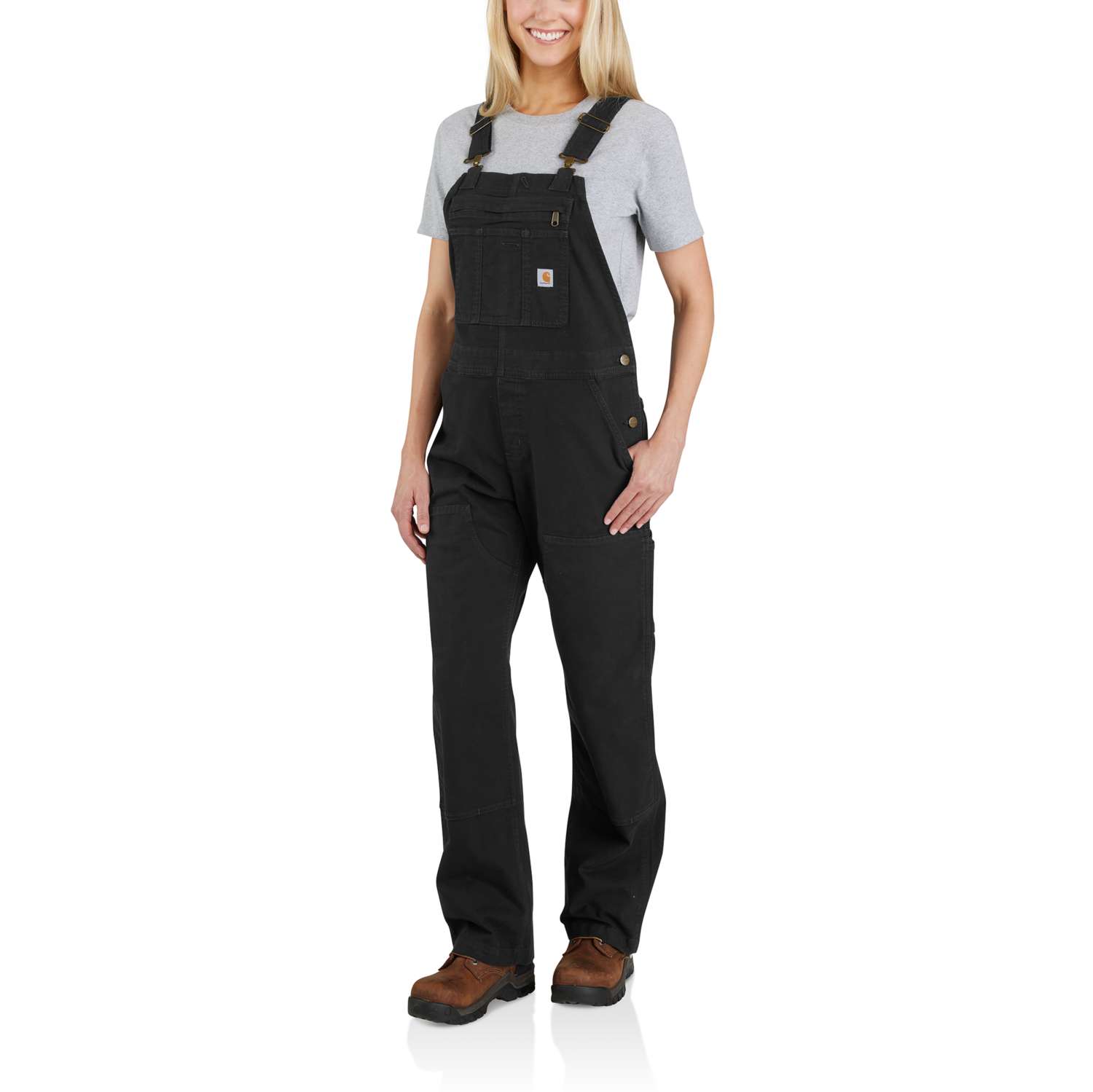 Rugged Flex™ Loose Fit Canvas Bib Dungarees