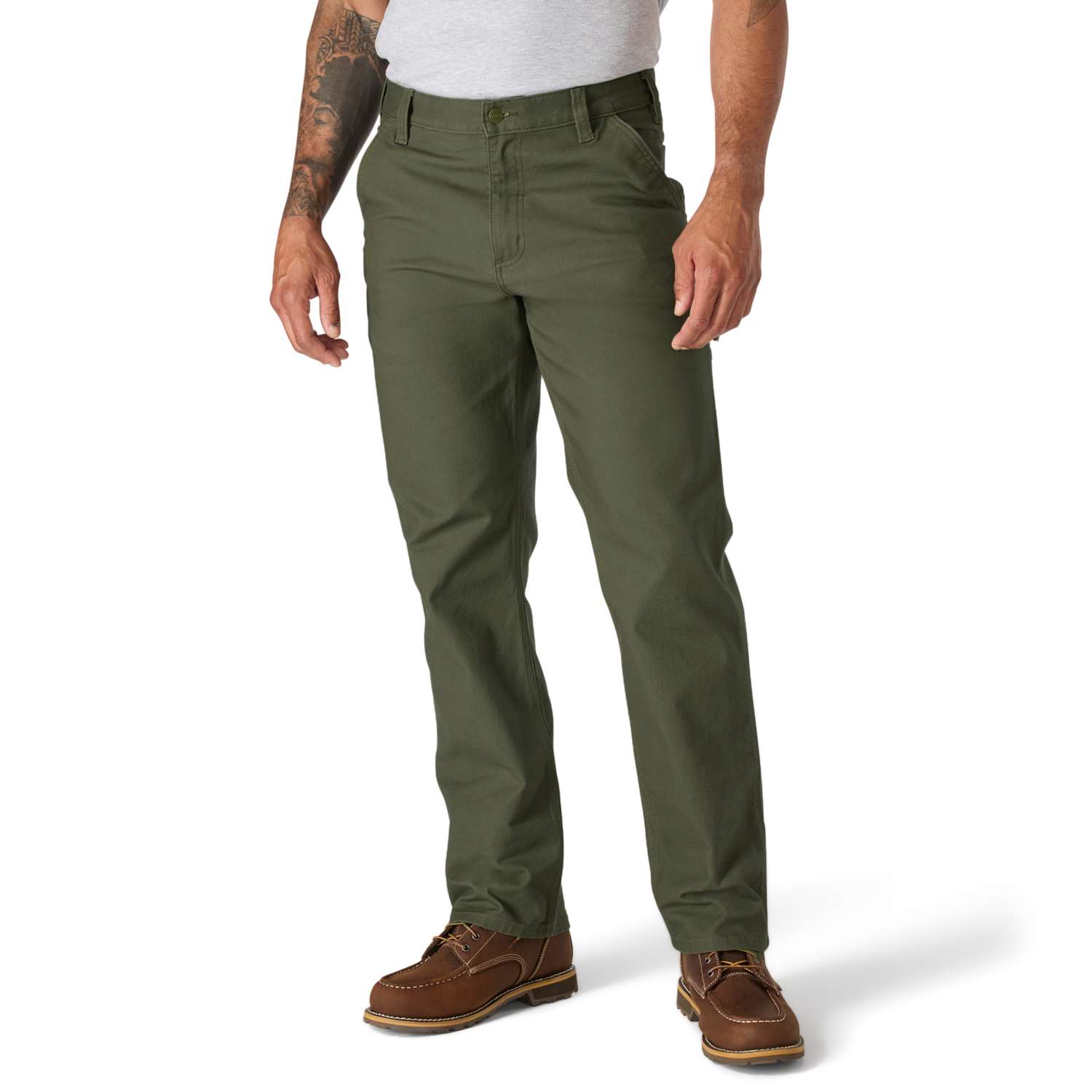 Relaxed Straight Rugged Flex™ Duck Dungaree - Vue 3
