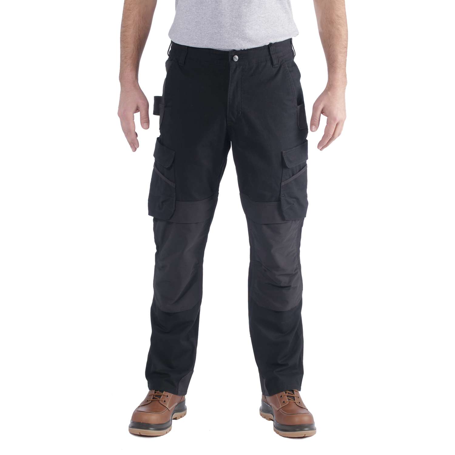 Steel Rugged Flex™ Relaxed Fit Ripstop Double-Front Cargo Work Trousers - Vue 2