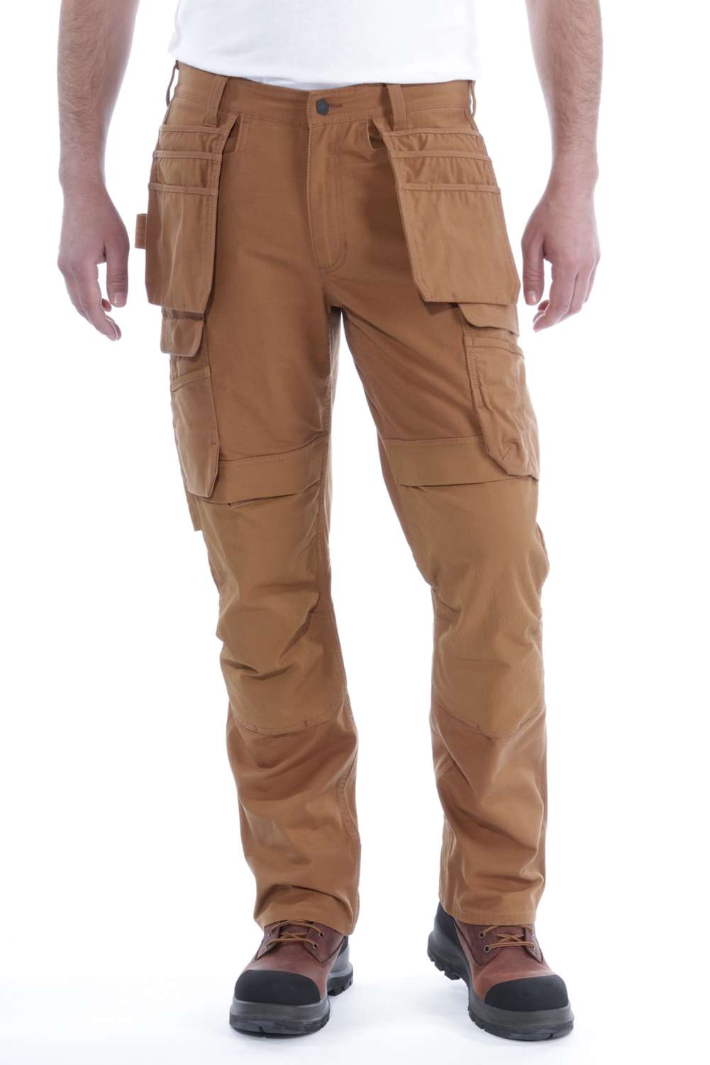 Steel Rugged Flex™ Relaxed Fit Double-Front Cargo Work Trousers - Vue 3