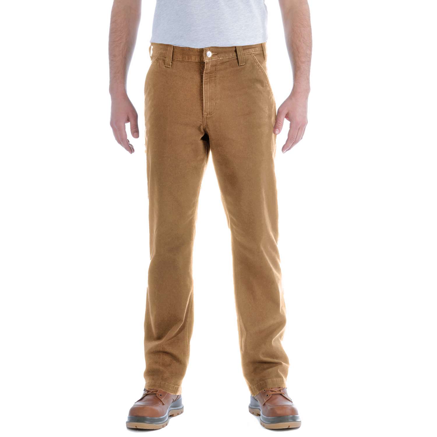 Rugged Flex™ Straight Fit Duck Tapered Leg Utility Work Trousers - Vue 2