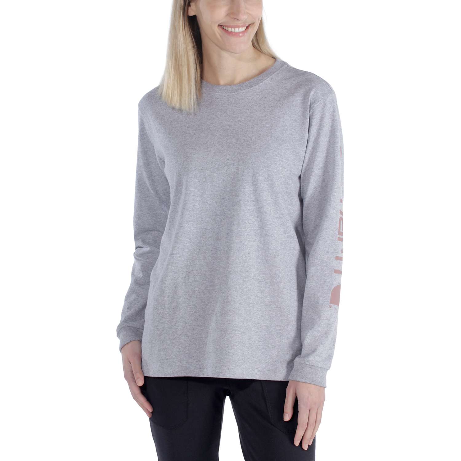 Loose Fit Heavyweight Long-Sleeve Logo Sleeve Graphic T-Shirt - Vue 2