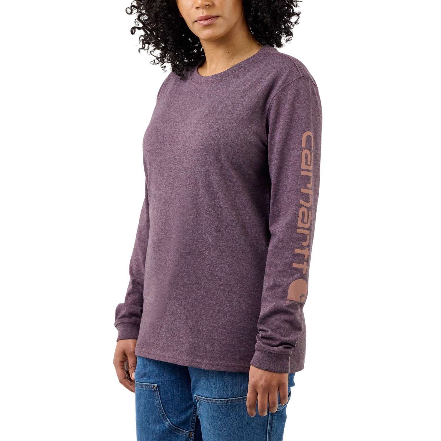 Loose Fit Heavyweight Long-Sleeve Logo Sleeve Graphic T-Shirt - Vue 3