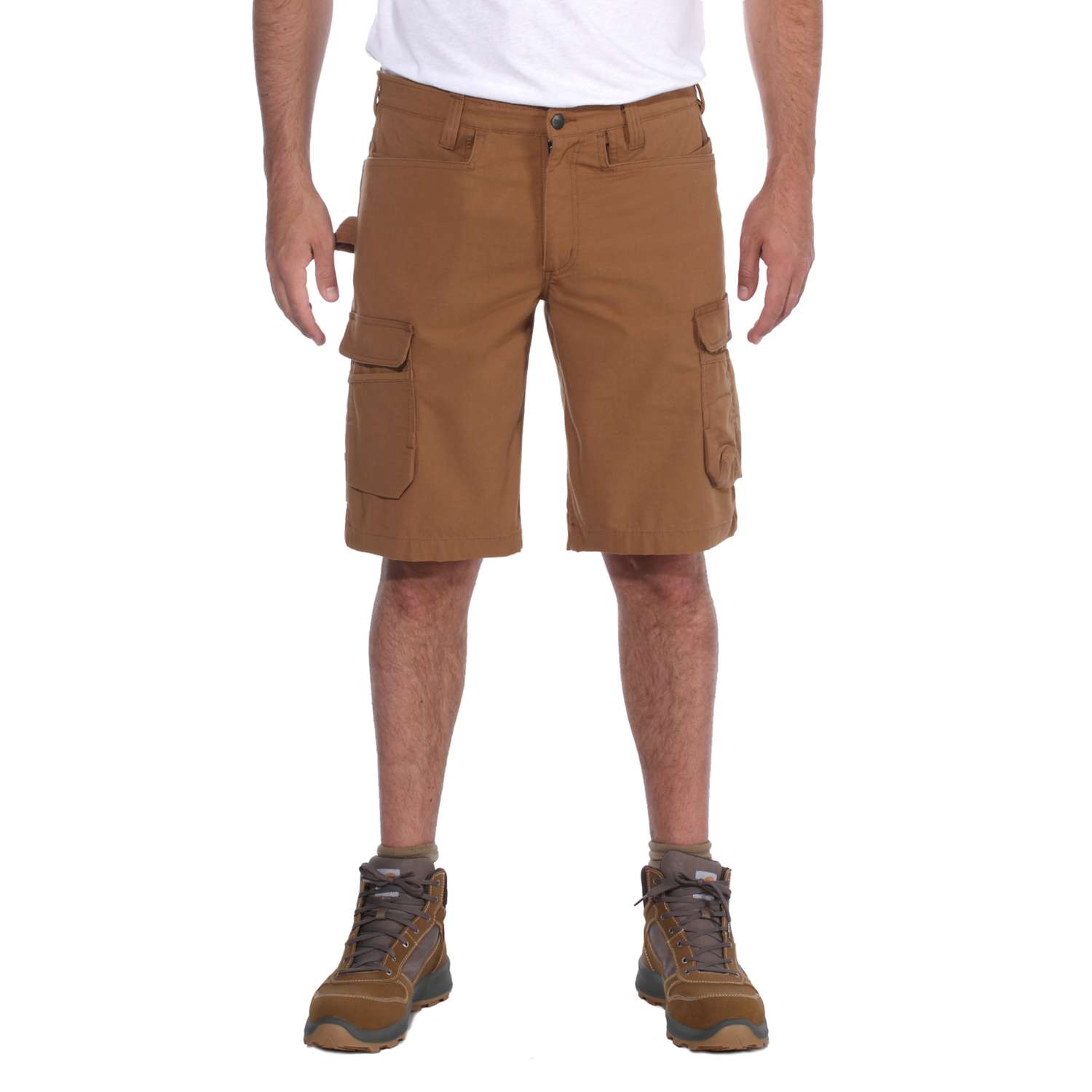 Relaxed 12" Steel Rugged Flex™ Ripstop Cargo Short - Vue 3
