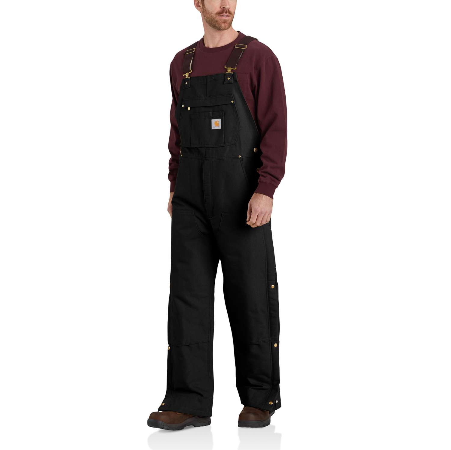 Loose Fit Firm Duck Insulated Bib Dungarees