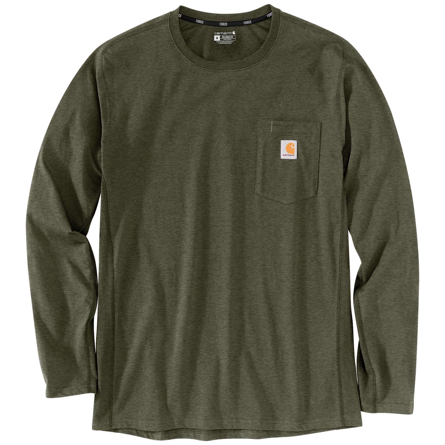 Carhartt Force™ Relaxed Fit Midweight Long-Sleeve Pocket T-Shirt - Vue 2