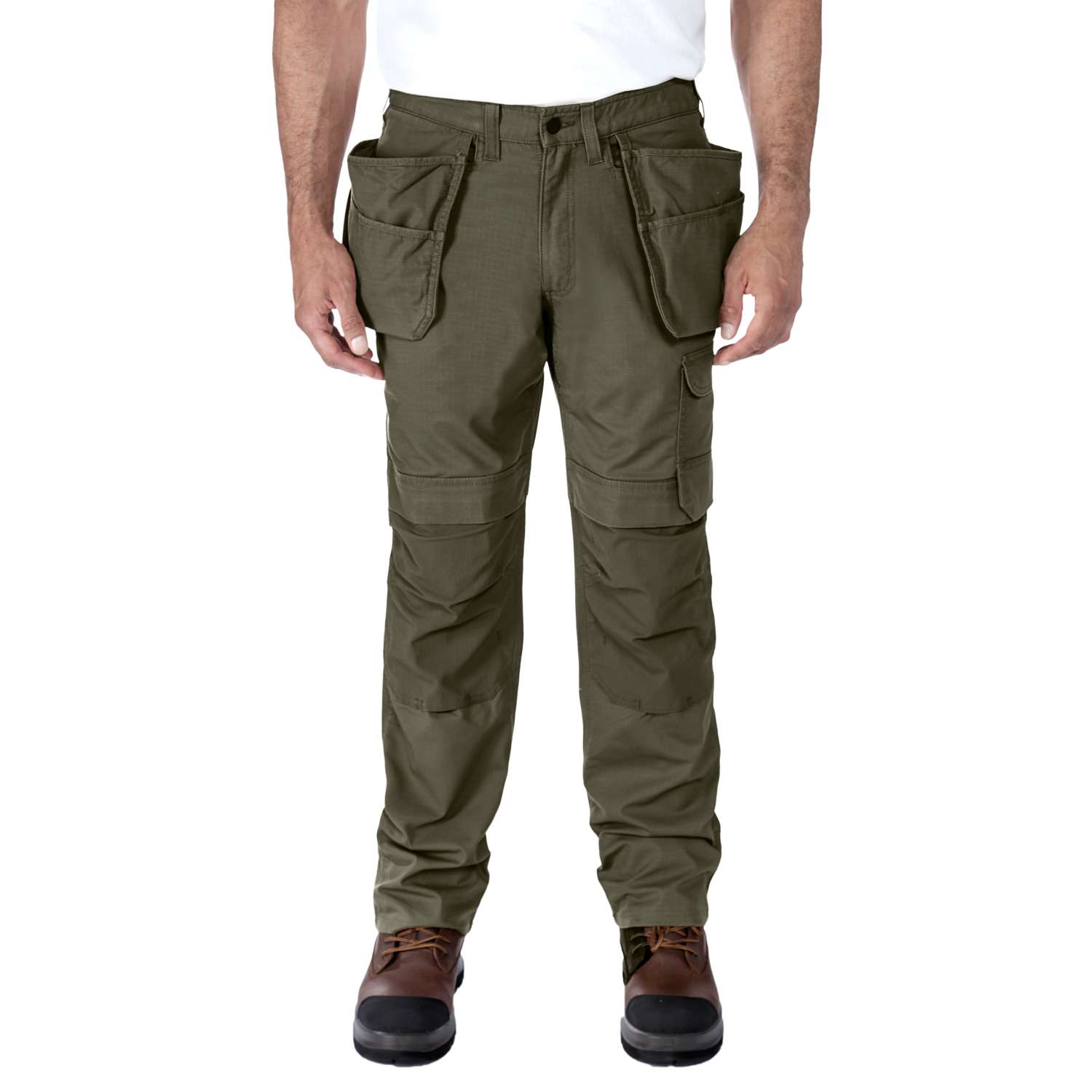 Relaxed Straight Steel Rugged Flex™ Ripstop Double-Front Cargo Pant - Vue 3