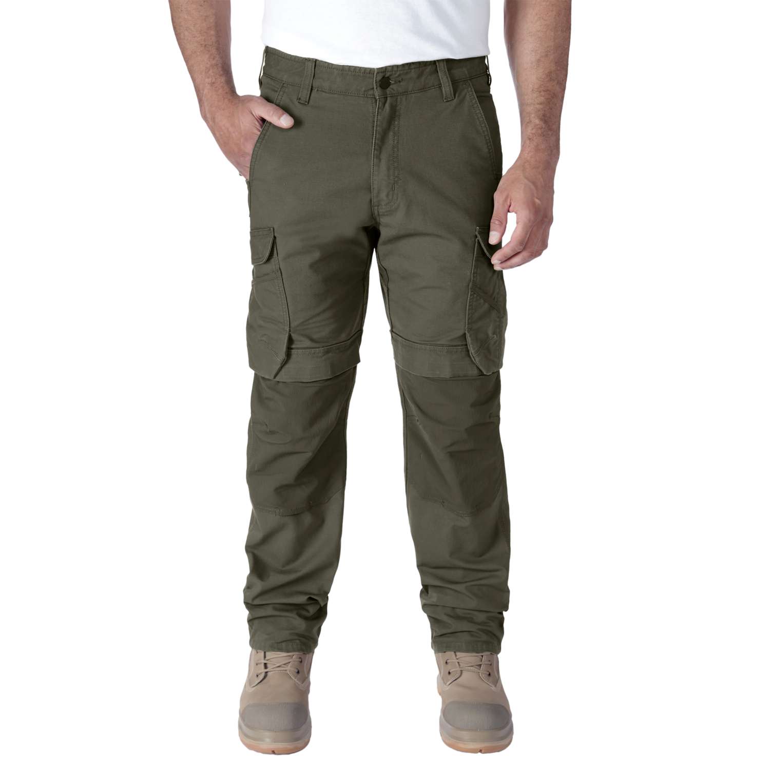 Relaxed Straight Steel Rugged Flex™ Ripstop Double-Front Cargo Pant - Vue 3