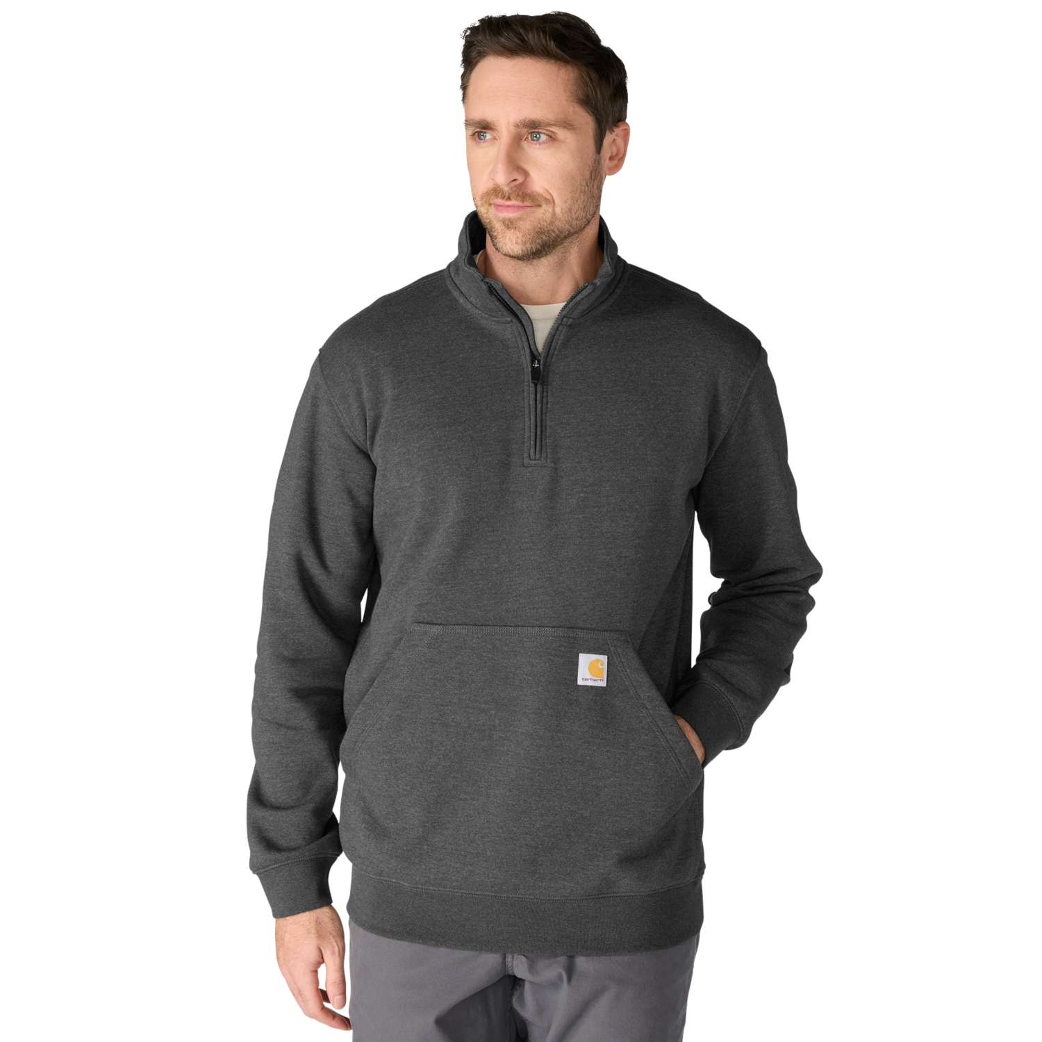 Marquette 1/4-Zip Mock-Neck Sweatshirt - Vue 3