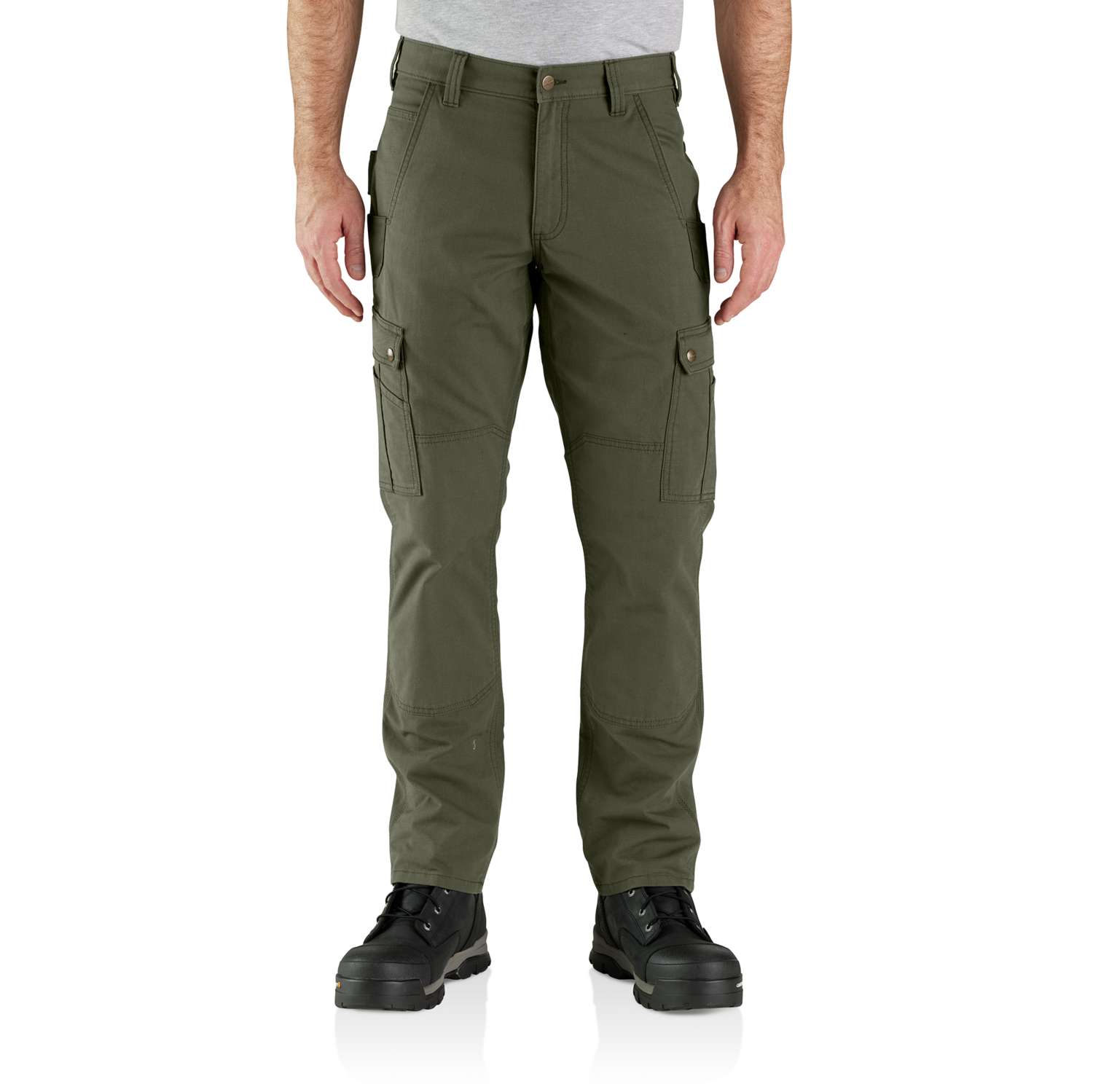 Relaxed Straight Ripstop Double Front Cargo Pant