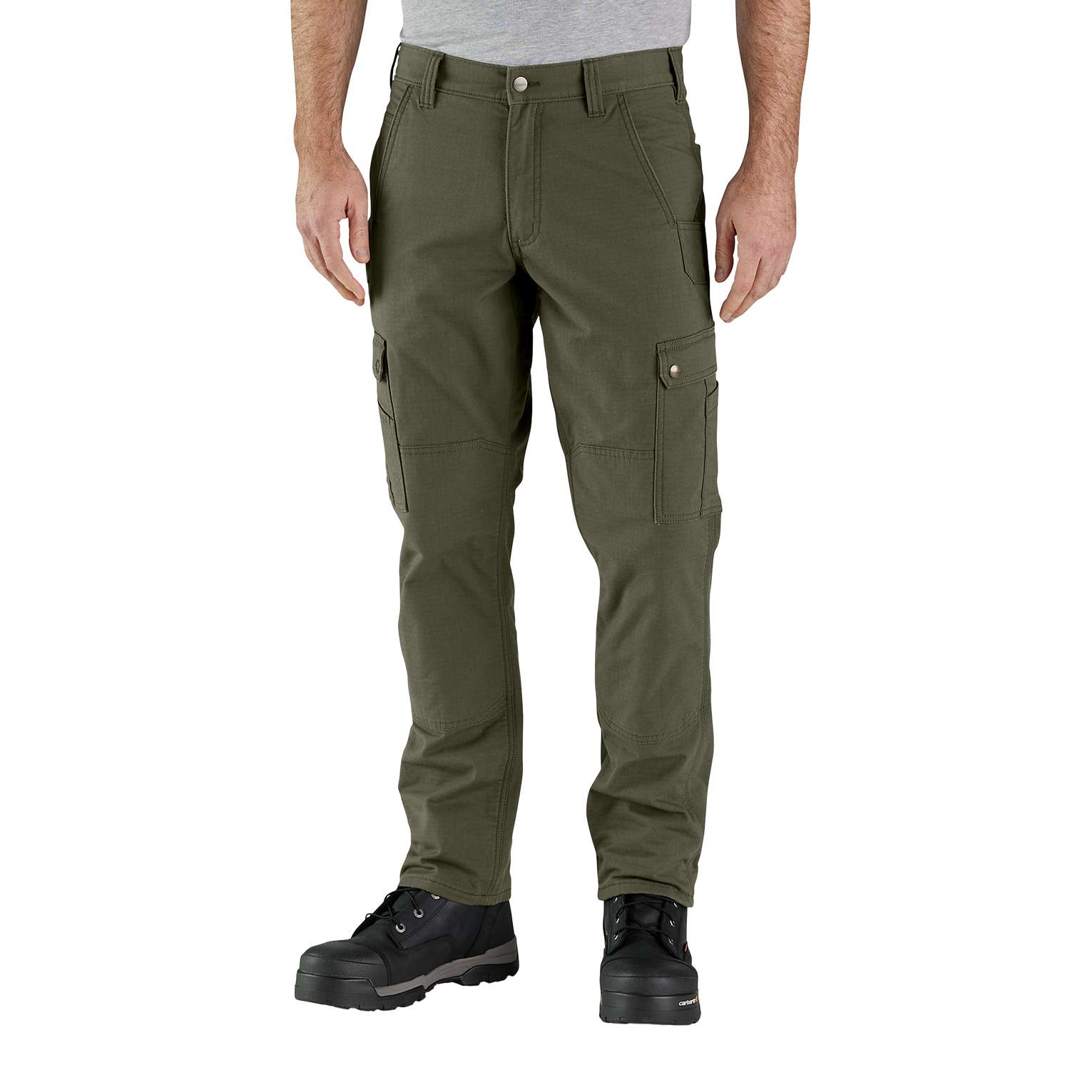 Rugged Flex™ Relaxed Fit Ripstop Cargo Fleece-Lined Work Trousers