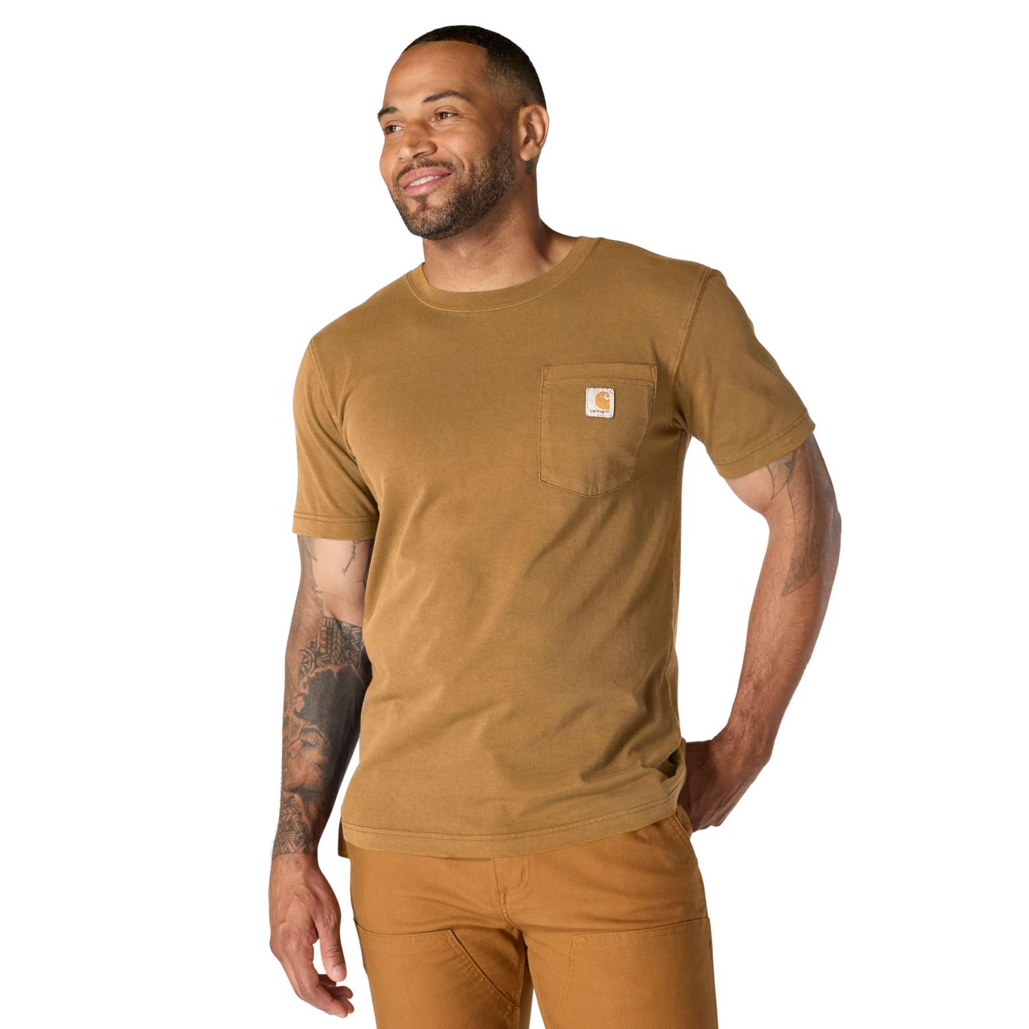 Irvine Relaxed Garment Dyed T-Shirt - Vue 2