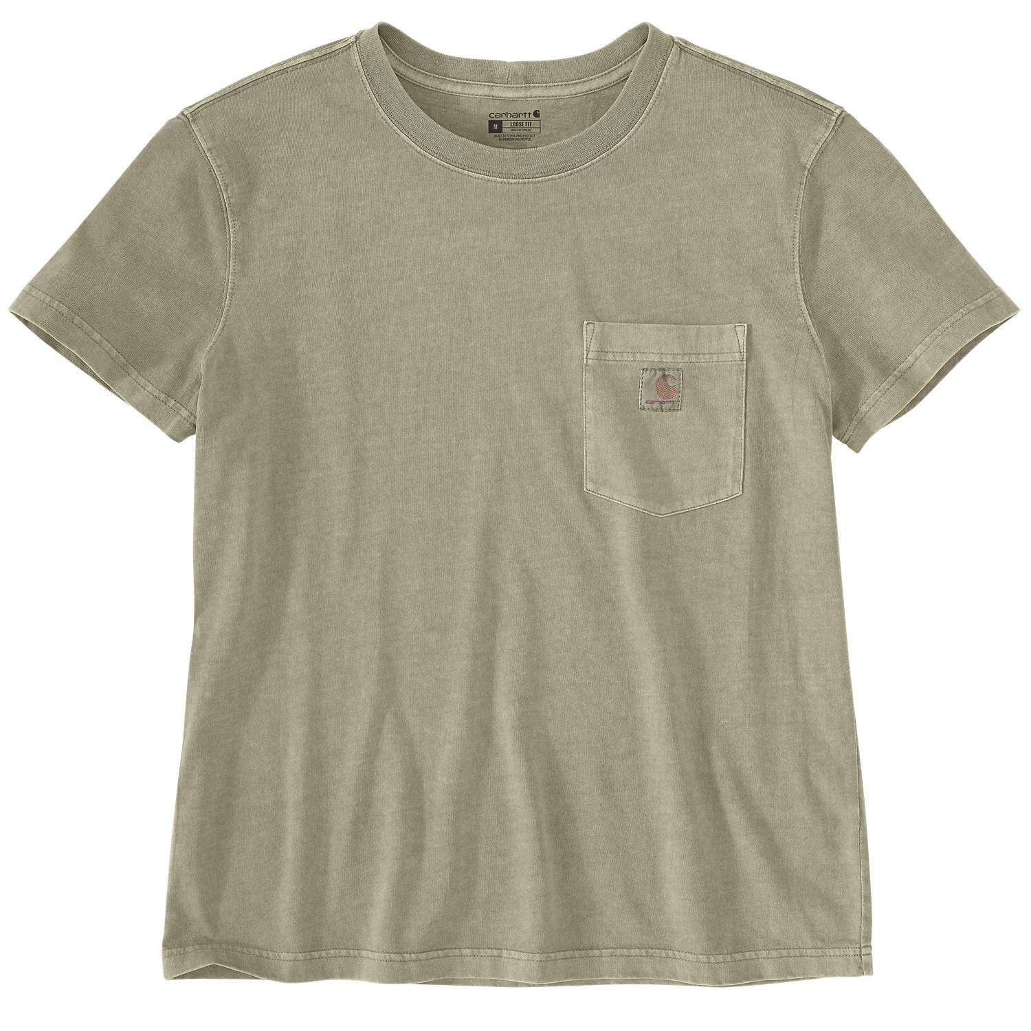 Relaxed Fit Lightweight Short Sleeve Garment Dye Pocket T-Shirt - Vue 2